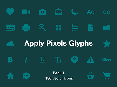 Apply Pixels Glyphs apply pixels heart icon set icons icons pack illustrator ios nav bar photoshop psd settings sketch svg tab bar