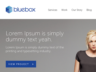 New bluebox site in the works agency bluebox excited flat redesign
