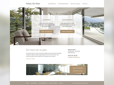 Home page concept flat hero modern splash ui web website