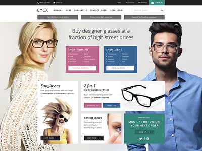 Eyewear shop