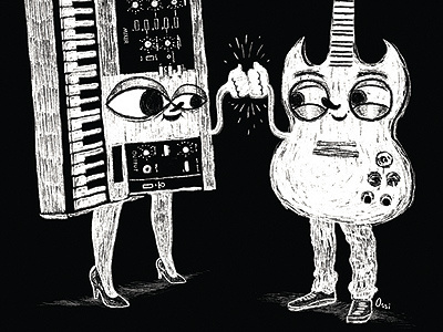 Muutakin black and white brofist character illustration illustration music photoshop