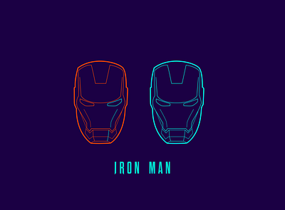 iron man animation design illustration type typography wabesite