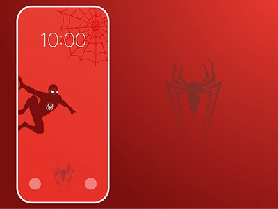 Wallpaper: Spider Man android dc design figma free free wallpaper freebie illustration iphone lockscreen marvel minimal minimalist red spiderman spiderweb wallpaper wallpaper app wallpaper design wallpapers