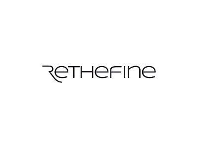 Rethefine Brand Identity black brand brand identity branding cosmetic design logo typography