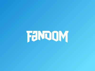 Fandom brand brand identity branding design gradient logo social social media typography