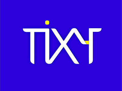 Tixy (2nd iteration) blue brand brand identity branding design logo ticket typography yellow