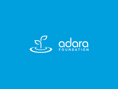 Adara Foundation 2 blue brand brand identity branding design growth logo