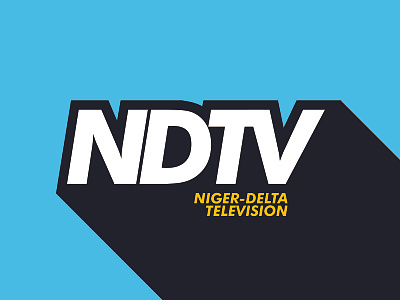 NDTV black blue brand brand identity branding design logo typography