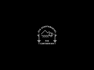 The Cantabrian Alternative Logotypes apartments branding eco hotel logo logotype nature symbol the cantabrian tourism vacation