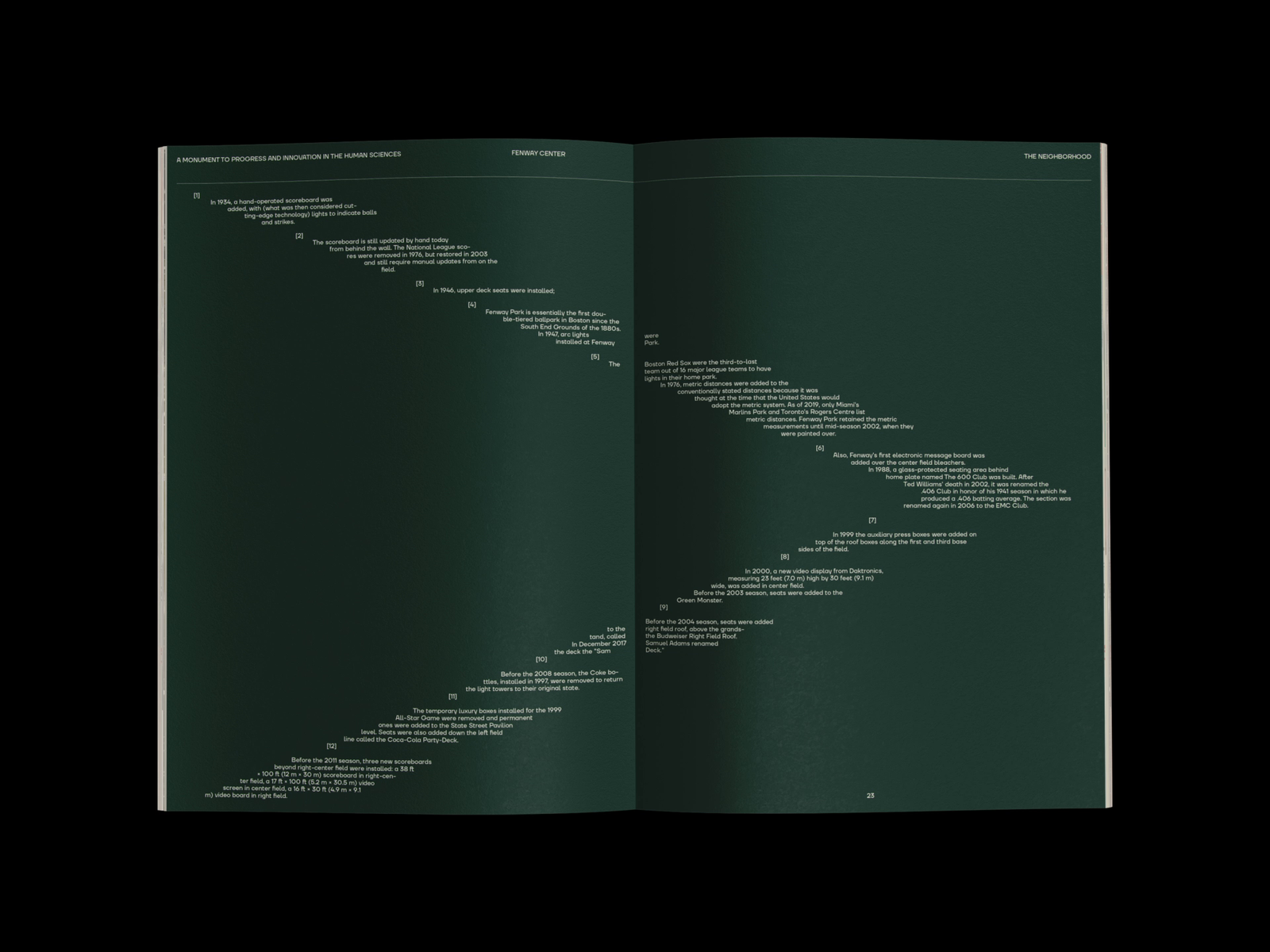 Fenway Center Catalogue by Mubien Brands on Dribbble