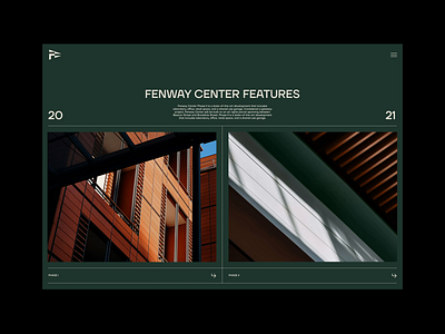 Fenway Center UI Design animation architecture boston branding fenway green home hero intro minimal motion motion graphics real estate science ui ui design web design website