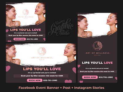 Social Media Kit Design banner branding card cards design event post social social media social network stories web