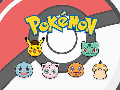 Pokemon design icon illustration