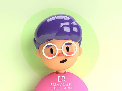 3D Smooth Avatar 3d 3d art 3d modeling art avatar boy character character design characterdesign colorful cute face guy modeling rounded smooth