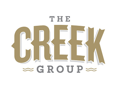 The Creek Group bar brand creek identity logo