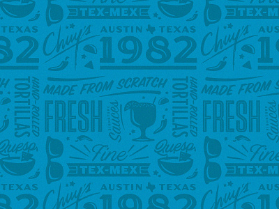 Chuy's Pattern chuys mexican food pattern tex mex