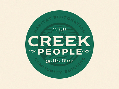 Creek People Badge austin badge creek nonprofit people texas