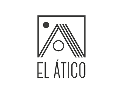EL ATICO branding diseño grafico icono ilustración logo logotipo