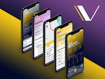 V - A Local Transit Mobile App Redesign branding illustrator mobile app mobile ui design photoshop sketch transportation ui design ux design uxpin vector