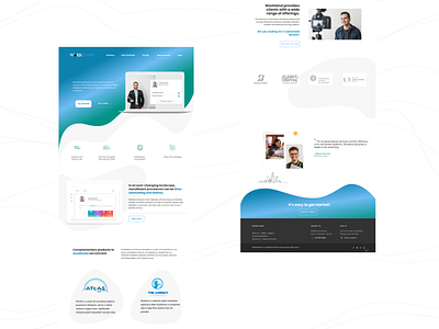 Workland - Landing Page branding ui ux website design