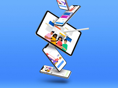 App illustration app branding design flat icon illustration ui uiux ux vector