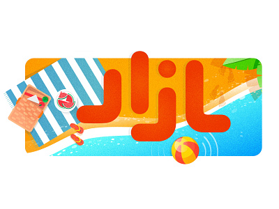 logo illustration (summer) 2/4 app branding cafebazaar design flat icon illustration logo market summer summer camp summer party summertime ui ui design ui illustration uiux ux vector