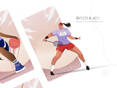 SPEED & JOY 🔥NFT🔥 COLLECTION badminton collection illustration nft nft community nftcommunity sport