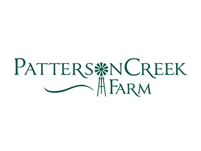 Patterson Creek Farm brand brand identity branding creative design farm farming green logo type typography windmill