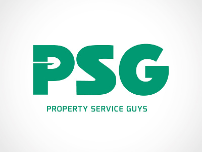 Property Service Guys care grass green hardscaping landscaping lawn lawn care logo property service shovel