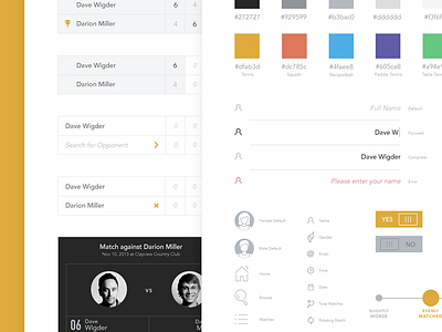 UI Style Guide color guidelines interface spec style guide typography ui