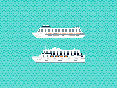 Flat Ship Illustration design flat illustration vector