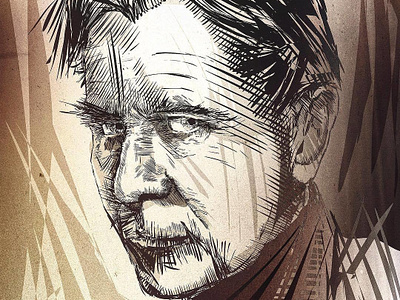 Gary Oldman Portrait applepencil digital illustration digital illustrations digitalart gary oldman illustration inktober inktober 2018 inky ipadproart portrait portrait illustration