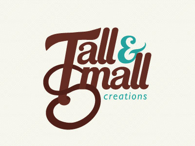 Tall & Small Logo - Revisited blue fun logo