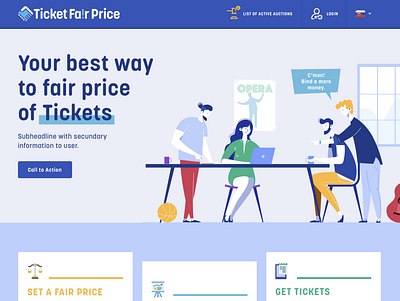 Ticket Fair Price / Website branding design icons illustration logo logotypoe page ui ux webdesign webdesigner website