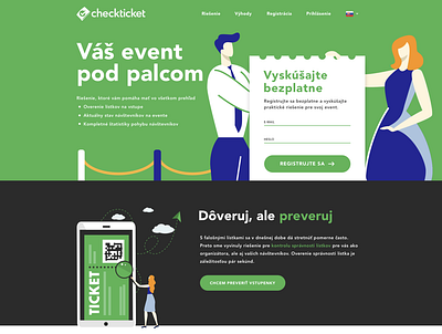 Checkticket website and logo illustration logo logodesign page rebranding redesign typography ui ux webdesign webpage