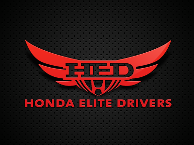 Honda Elite Drivers club design logo