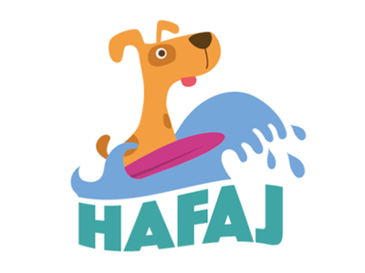 HAFAJ - Logo for a Petstore brand design dog hawaii identity logo store surf