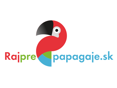 Rajprepapagaje.sk Logo birds brand design identity logo parrot store