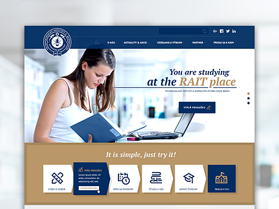 University button homepage landingpage pixel process student ui ux webdesign website