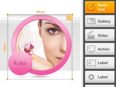 Dashboard UI dashboard edit interface picture tools ui webdesign