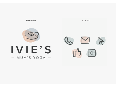 Ivie's Mum's Yoga - Brand Identity & Icon Set