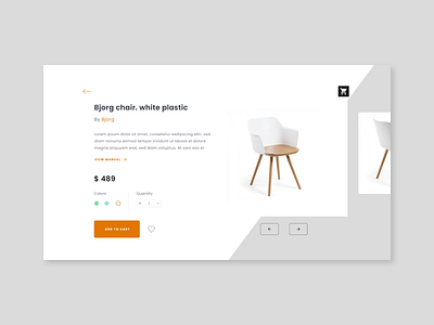 Furniture Product page adobexd app design ecommerce furniture madewithxd minimal product design ui ux
