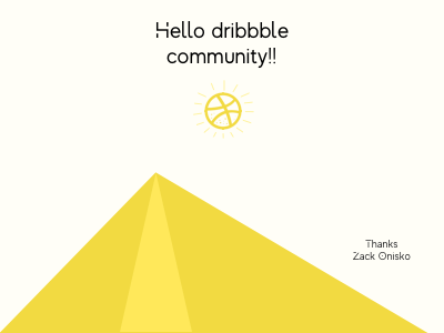 Dribbble debut design icon illustration perspective typography