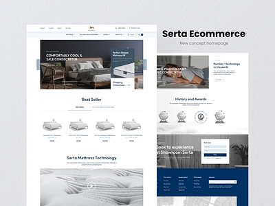 Serta Ecommerce Web ecommerce ui ui design w website