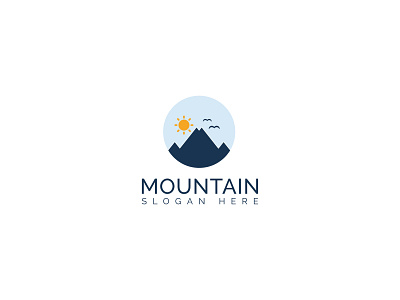 Mountain - Logo Design app bank brandidentity branding corporate creative design flat icon illustration loan logo minimalist modern mountain mountain logo simple ui ux vector