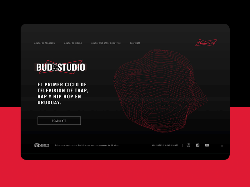 BudxStudio by Budweiser animation design ux web