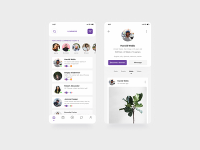 Social Network App app figma mobile mobile app design mobile design ui ui design uiux user userinterface ux ux design uxdesign