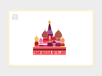 From Russia With Love branding dribbbleweeklywarmup icon logo logo design typography
