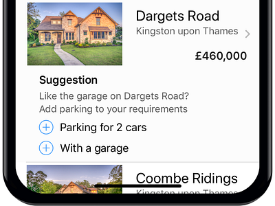 Property Search Refinement iPhone App