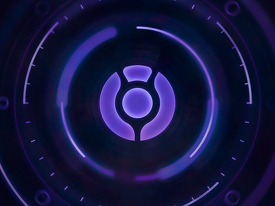 Kokyo Emblem digital emblem esports glow hud kokyo modern purple sci-fi tech